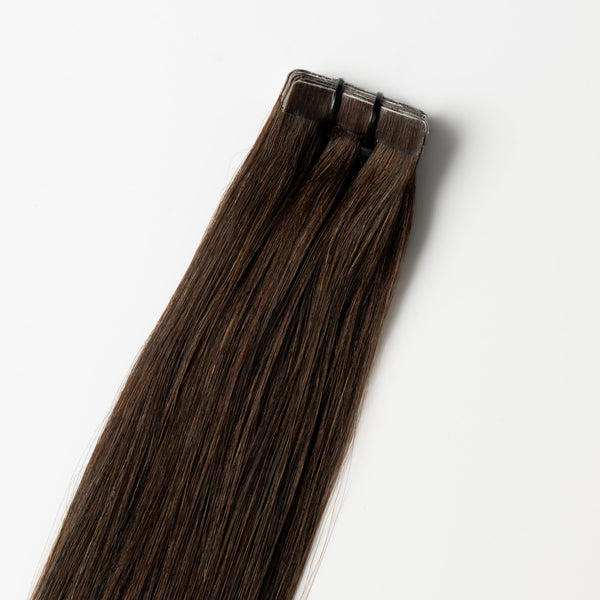 Tape extensions - Lys askbrun nr. 12B