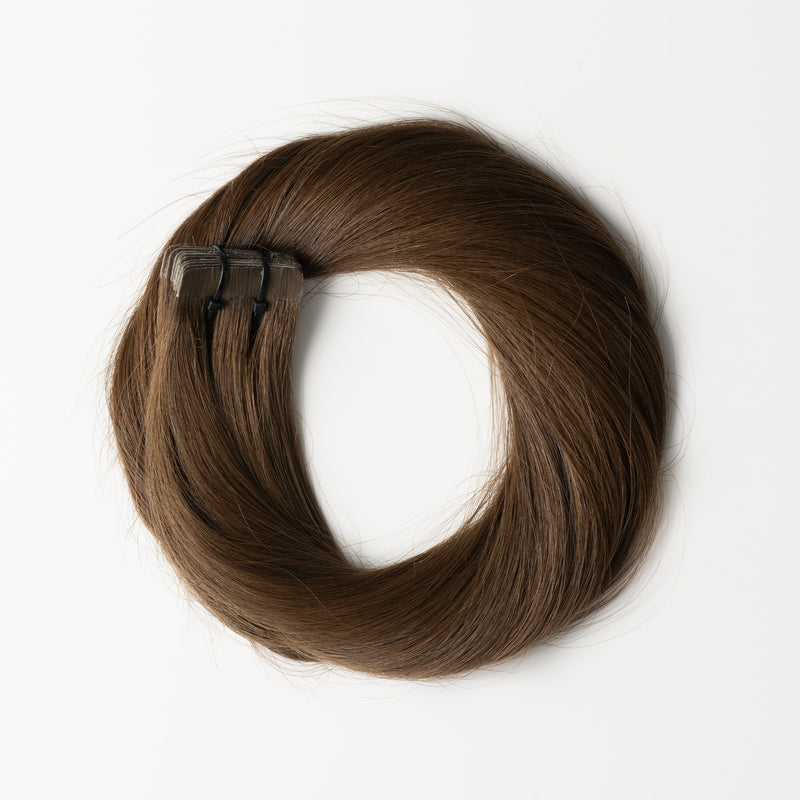 Tape extensions - Mørk naturbrun nr. 3